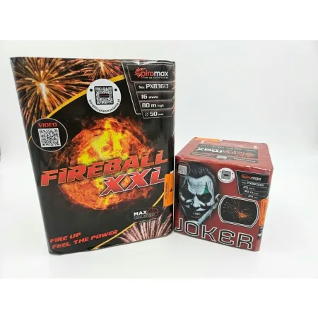 ZESTAW WYRZUTNI JOKER PXB2339 + FIREBALL XXL PXB3613